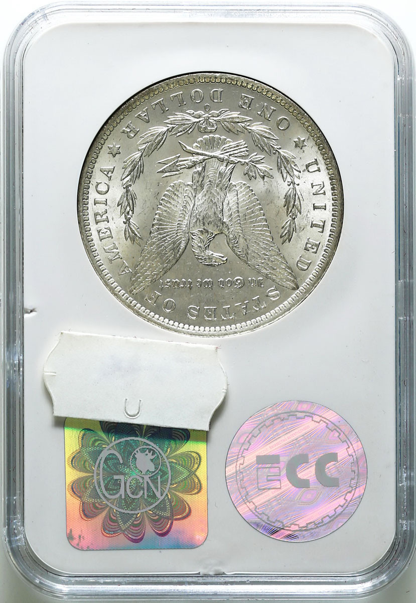 USA. Dolar 1884 O, Nowy Orlean GCN MS62